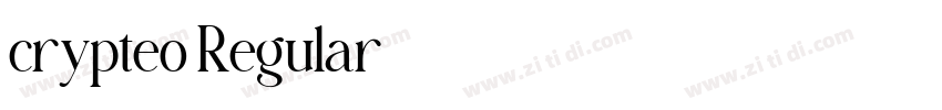 crypteo Regular字体转换 crypteo Regular字体转换